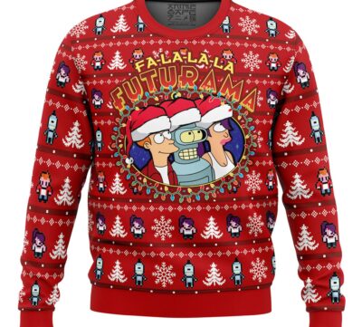Fa-La-La-La Futurama Ugly Christmas Sweater GGP230930409
