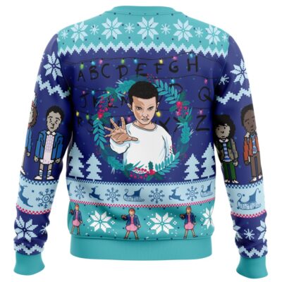 Eleven Stranger Things Ugly Christmas Sweater GGP230930389