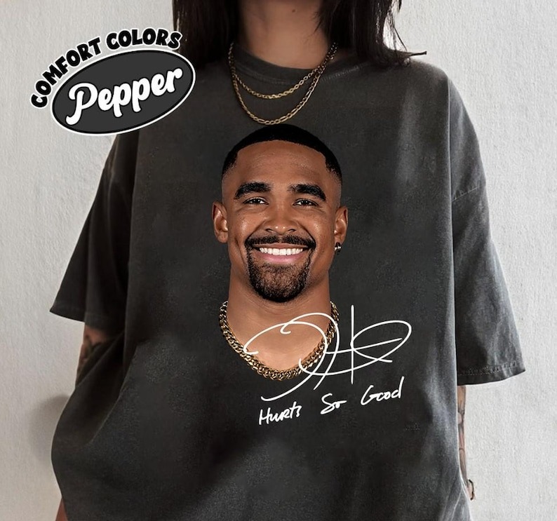 Hurts So Good Vintage 90s Comfort Colors Shirt, Jalen Hurts Funny Tee, Philadelphia Football Champs Retro Tshirt, For Her, For Him GGP250208038 Jalen